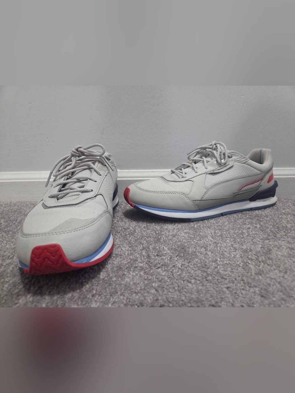 Puma Low Racer BMW Motorsport Grey Violet 8.5